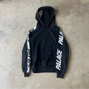 PALACE Black and White Hoodie Sweater